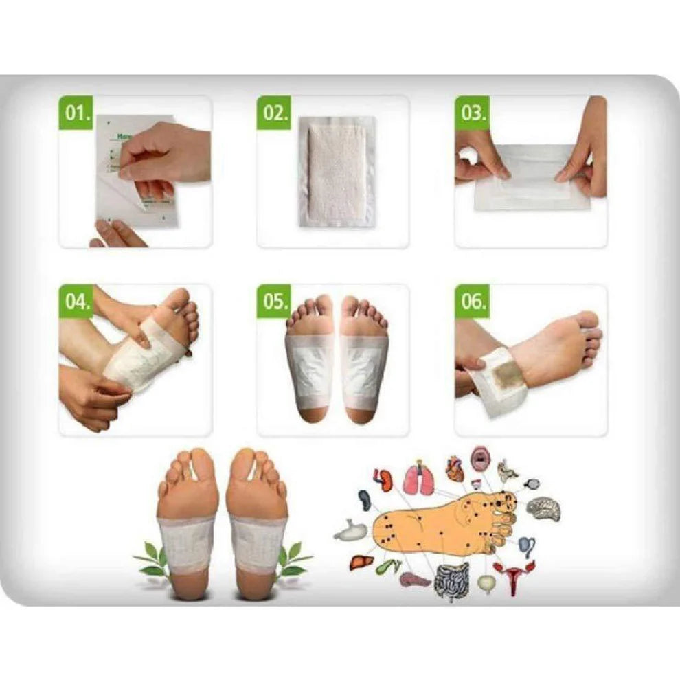 Original Bee Venom Foot Patch II Detox Patches (Set of 10+10) - Buy 10 Get 10 Free @ ₹599 ✅
